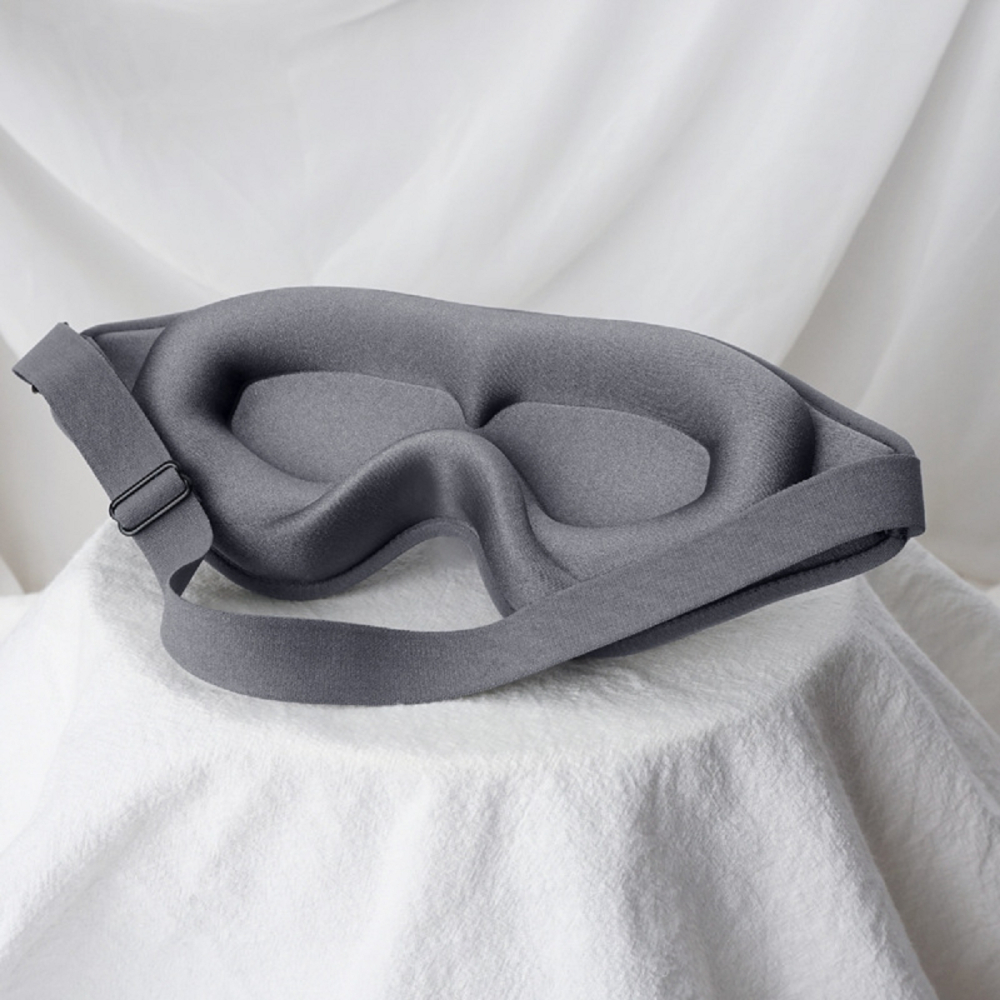3D Schlafbrille Schlafmaske grau